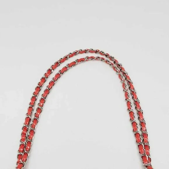 Chanel Pink Quilted Patent Leather Classic Jumbo Double Flap Bag Shoulder Bags